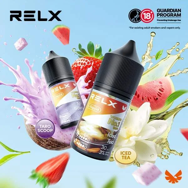悅刻電子煙煙油丨RELX瓶裝丁鹽煙油30ml丨水果味丨Relx煙油現貨